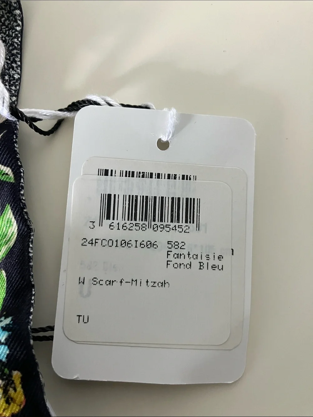 Christian Dior Silk Mitzah Scarf New W Tags